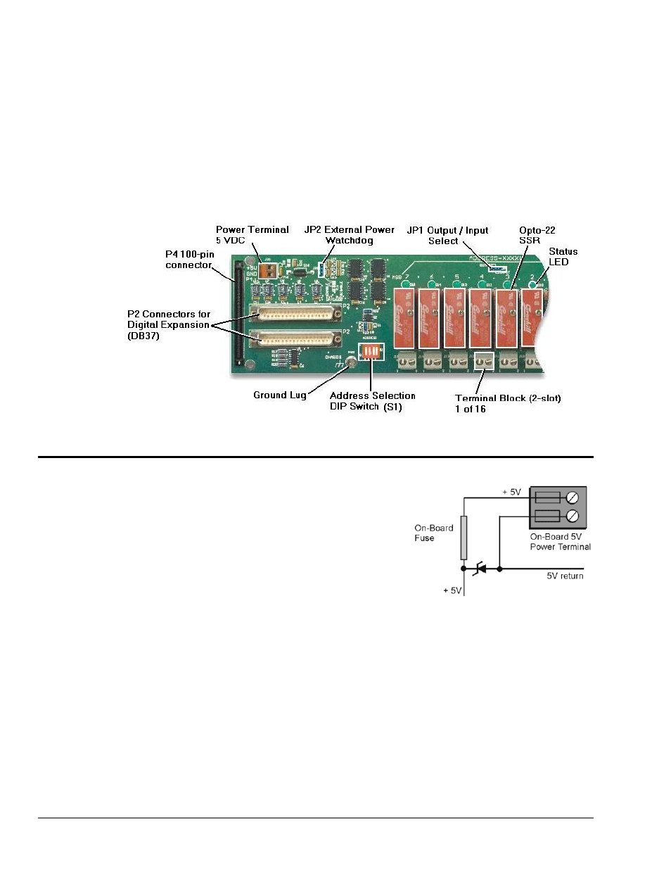 Power | Measurement Computing DBK208 User Manual | Page 4 / 10