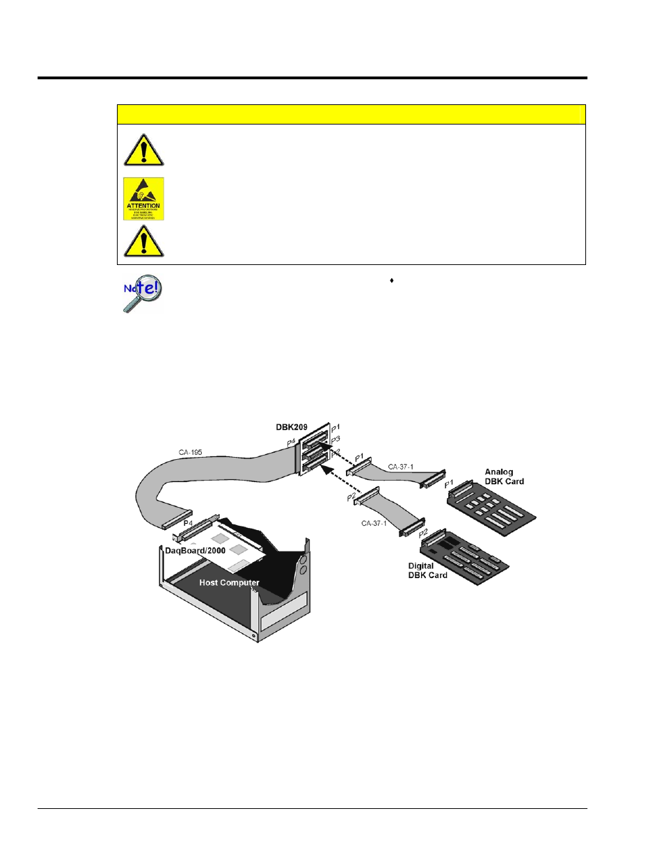Connections | Measurement Computing DBK209 User Manual | Page 2 / 4