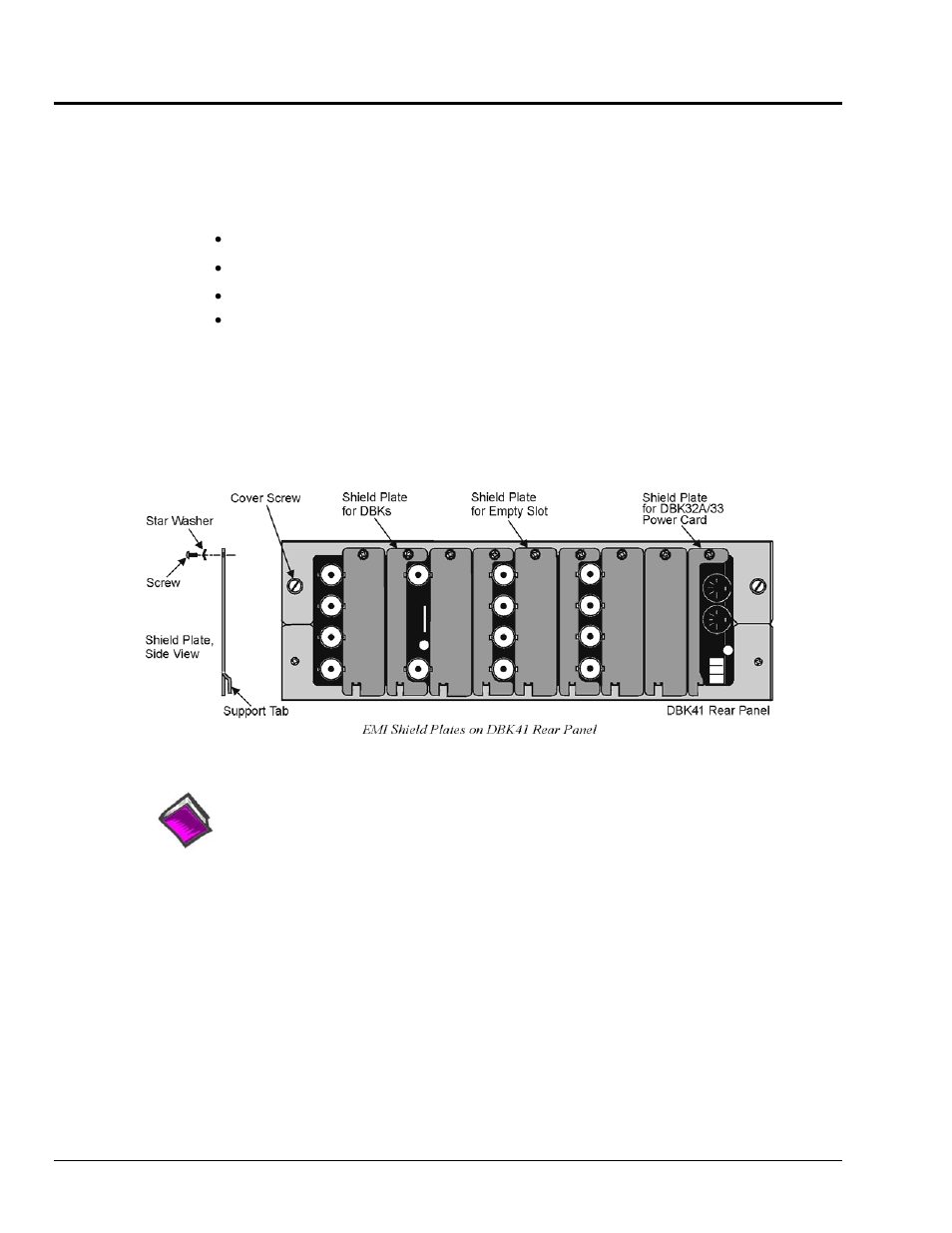 Emi shield plates for ce compliance | Measurement Computing DBK41 User Manual | Page 4 / 6