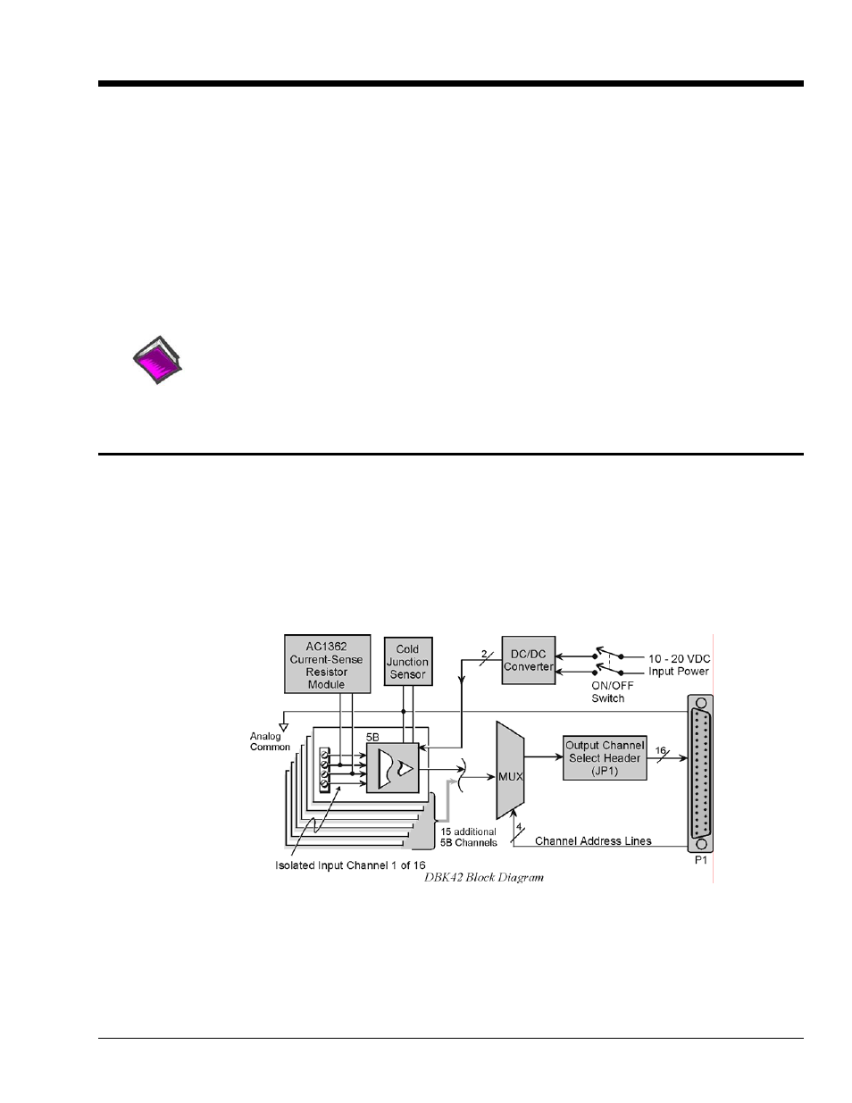 Measurement Computing DBK42 User Manual | 8 pages