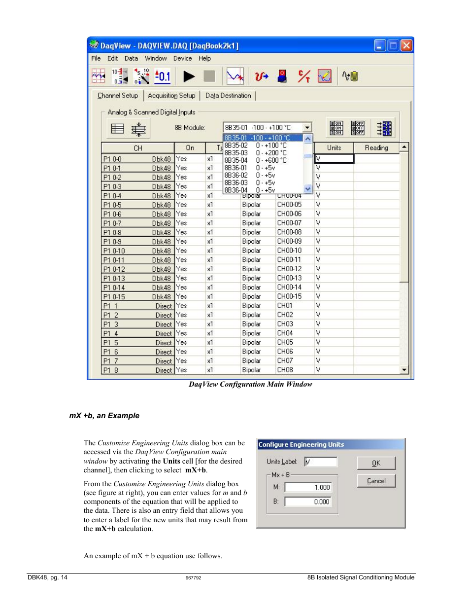 Measurement Computing DBK48 User Manual | Page 14 / 20