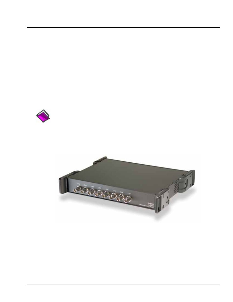 Measurement Computing DBK55 User Manual | 12 pages