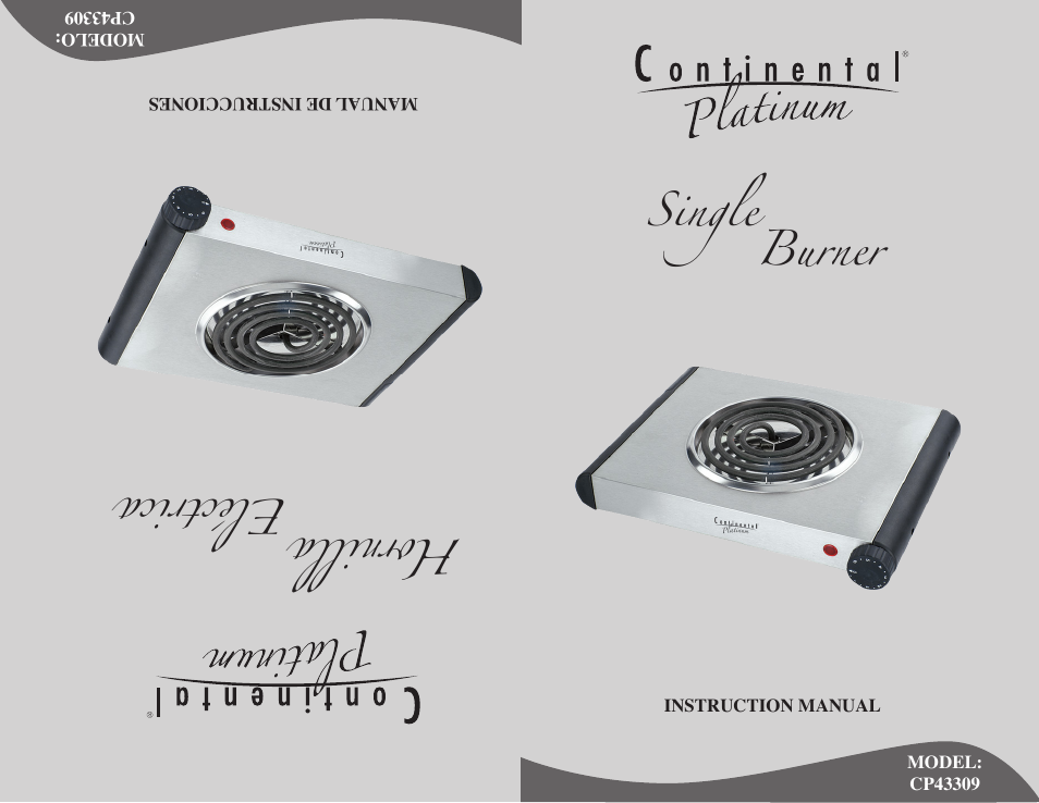 Continental CP43309 User Manual | 8 pages