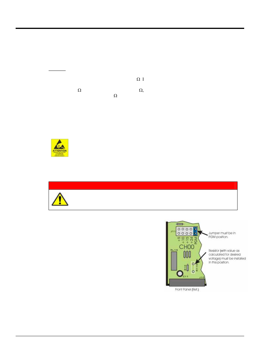 Customizing a voltage …… 4, Customizing a voltage, Warning | Measurement Computing DBK65 User Manual | Page 4 / 14