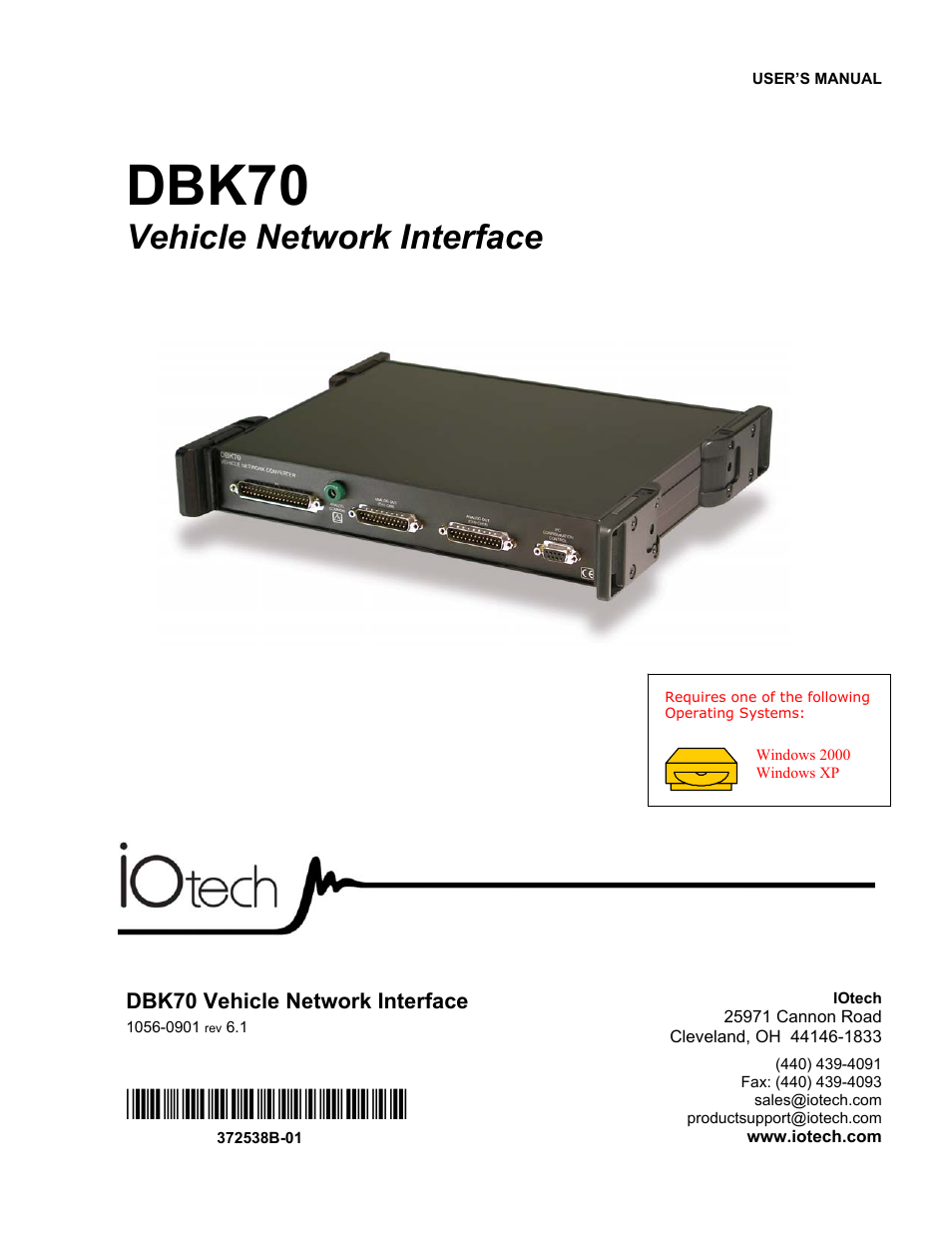 Measurement Computing DBK70 User Manual | 108 pages