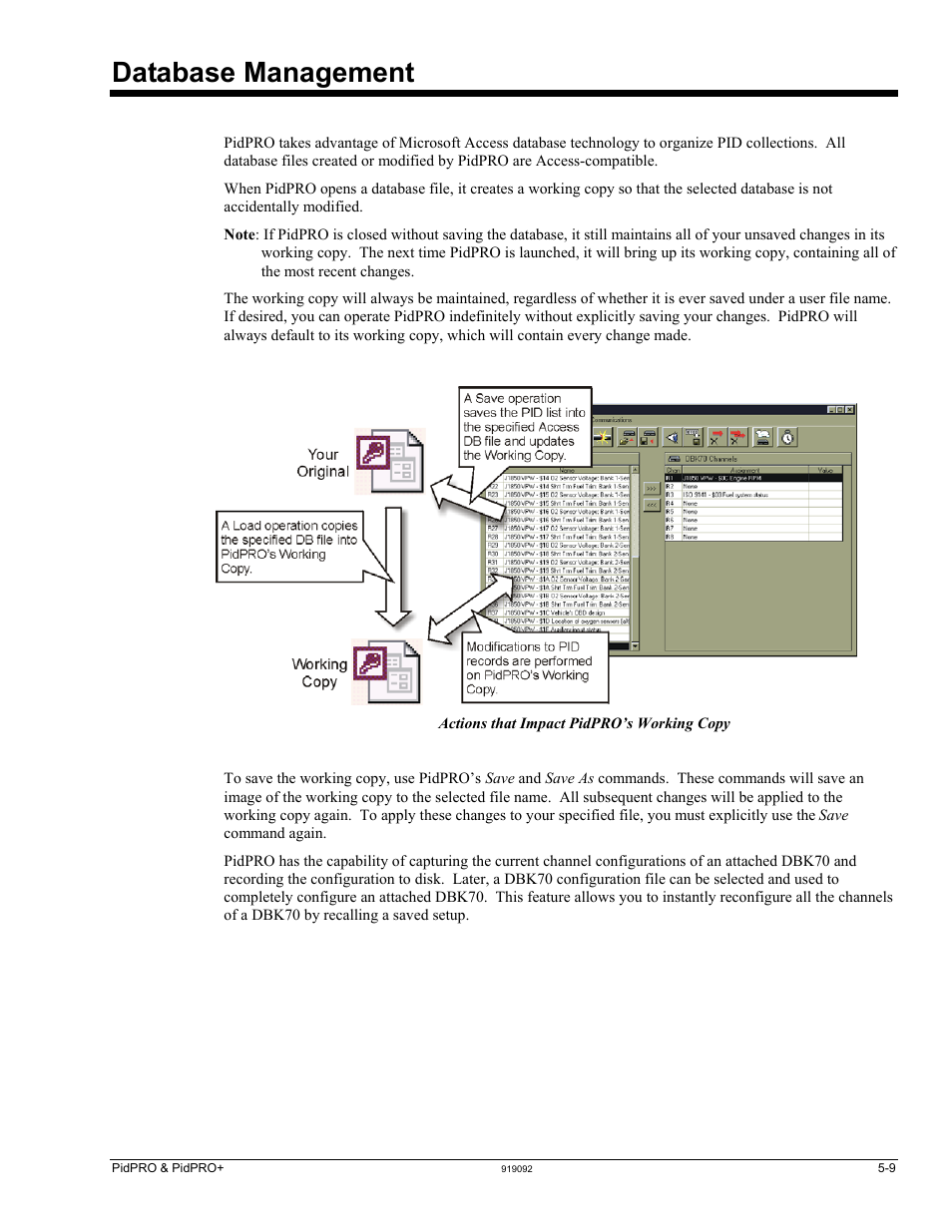 Database management | Measurement Computing DBK70 User Manual | Page 39 / 108