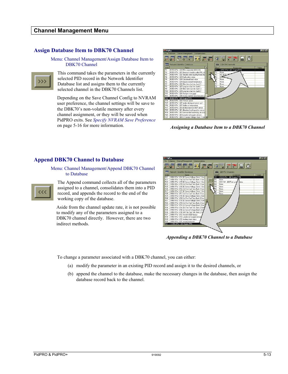 Channel management menu | Measurement Computing DBK70 User Manual | Page 43 / 108