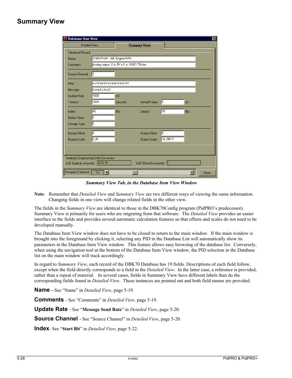 Summary view | Measurement Computing DBK70 User Manual | Page 58 / 108