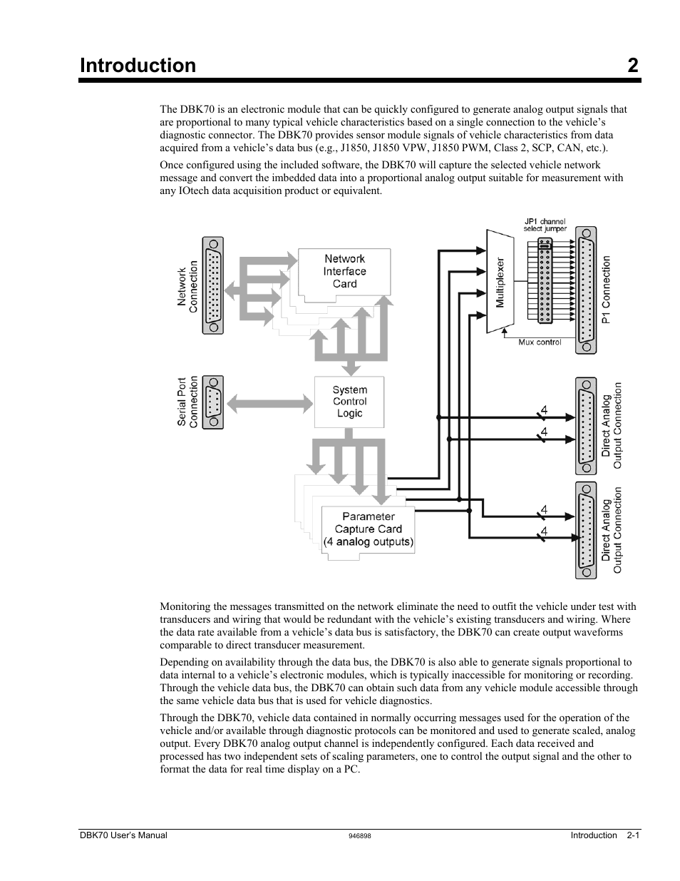 Introduction, Introduction 2 | Measurement Computing DBK70 User Manual | Page 7 / 108