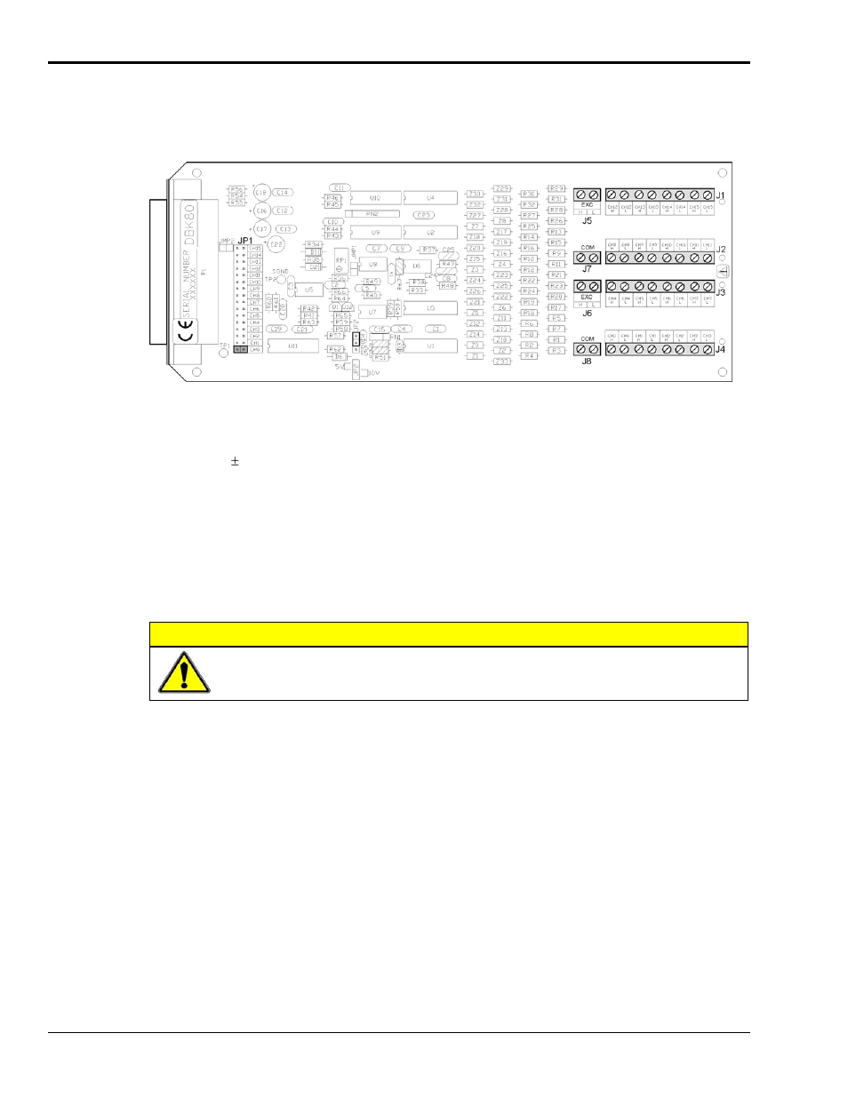 Hardware setup …… 2, Card connection …… 2, Hardware setup | Card connection, Caution | Measurement Computing DBK80 User Manual | Page 2 / 6