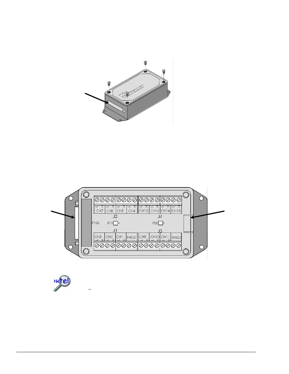Using the connection pod, dbk83 only | Measurement Computing DBK81 User Manual | Page 4 / 10