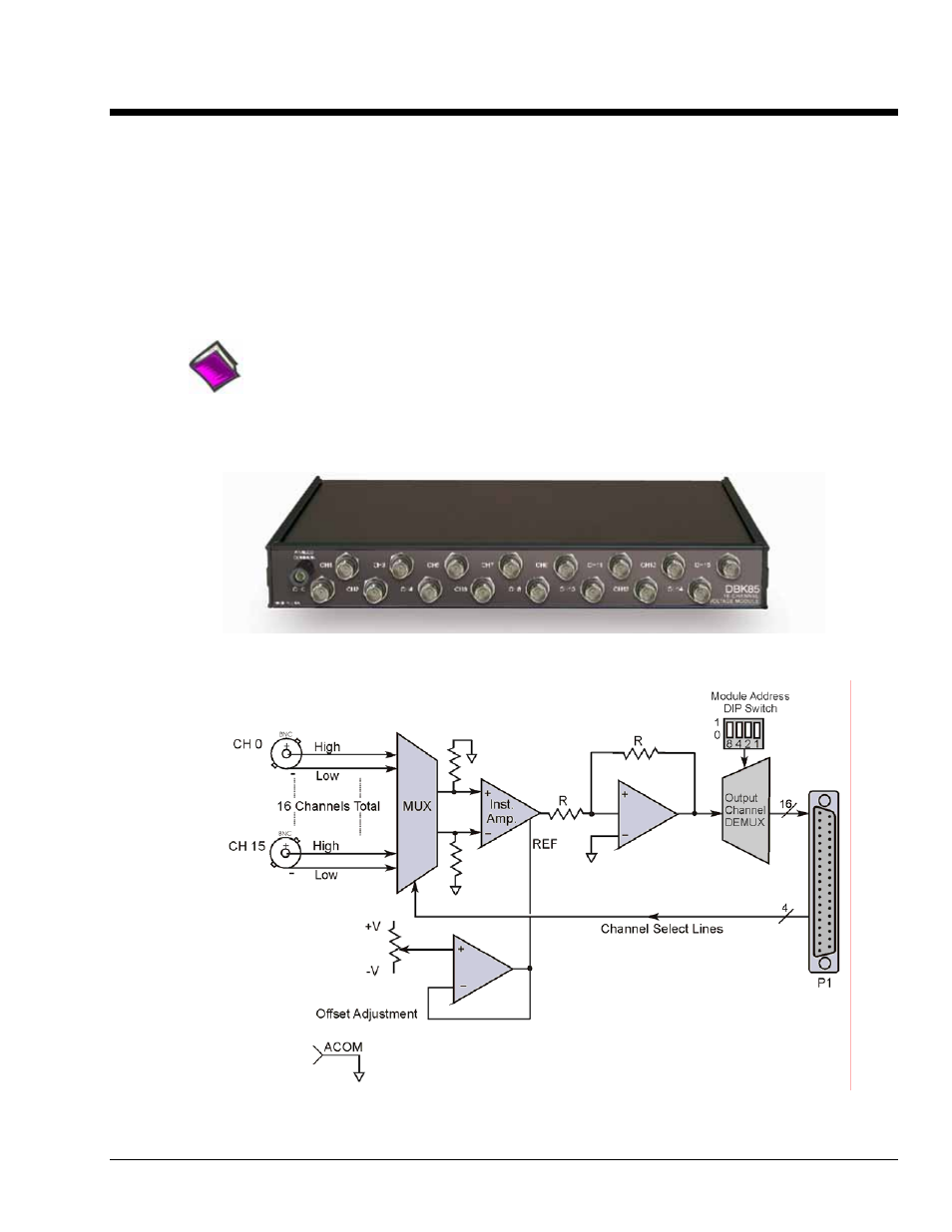 Measurement Computing DBK85 User Manual | 6 pages