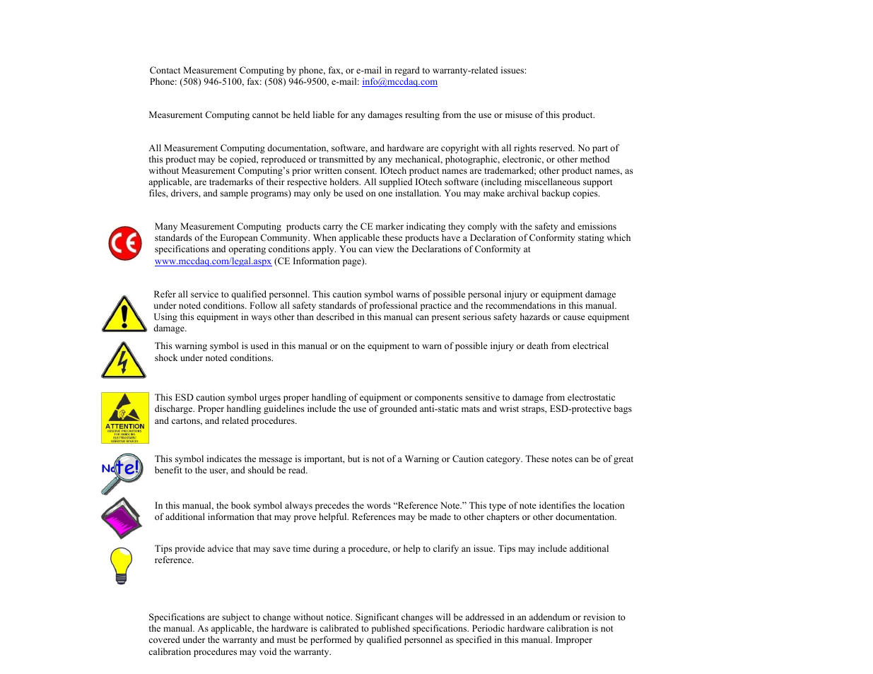 Measurement Computing Extender488 User Manual | Page 2 / 39