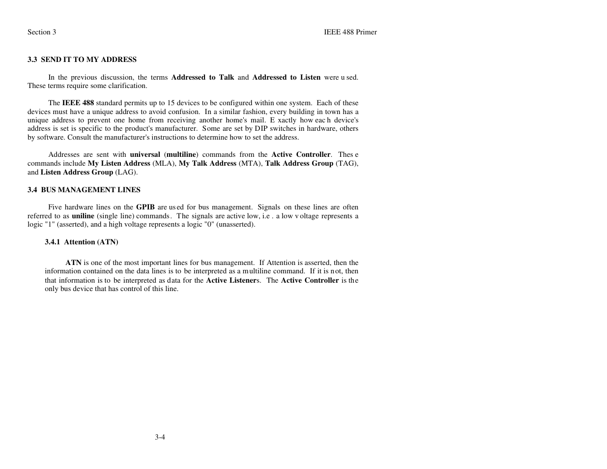 Send it to my address, Bus management lines | Measurement Computing Extender488 User Manual | Page 24 / 39