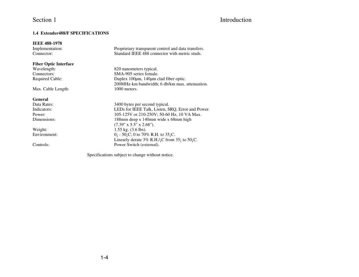 Measurement Computing Extender488 User Manual | Page 8 / 39