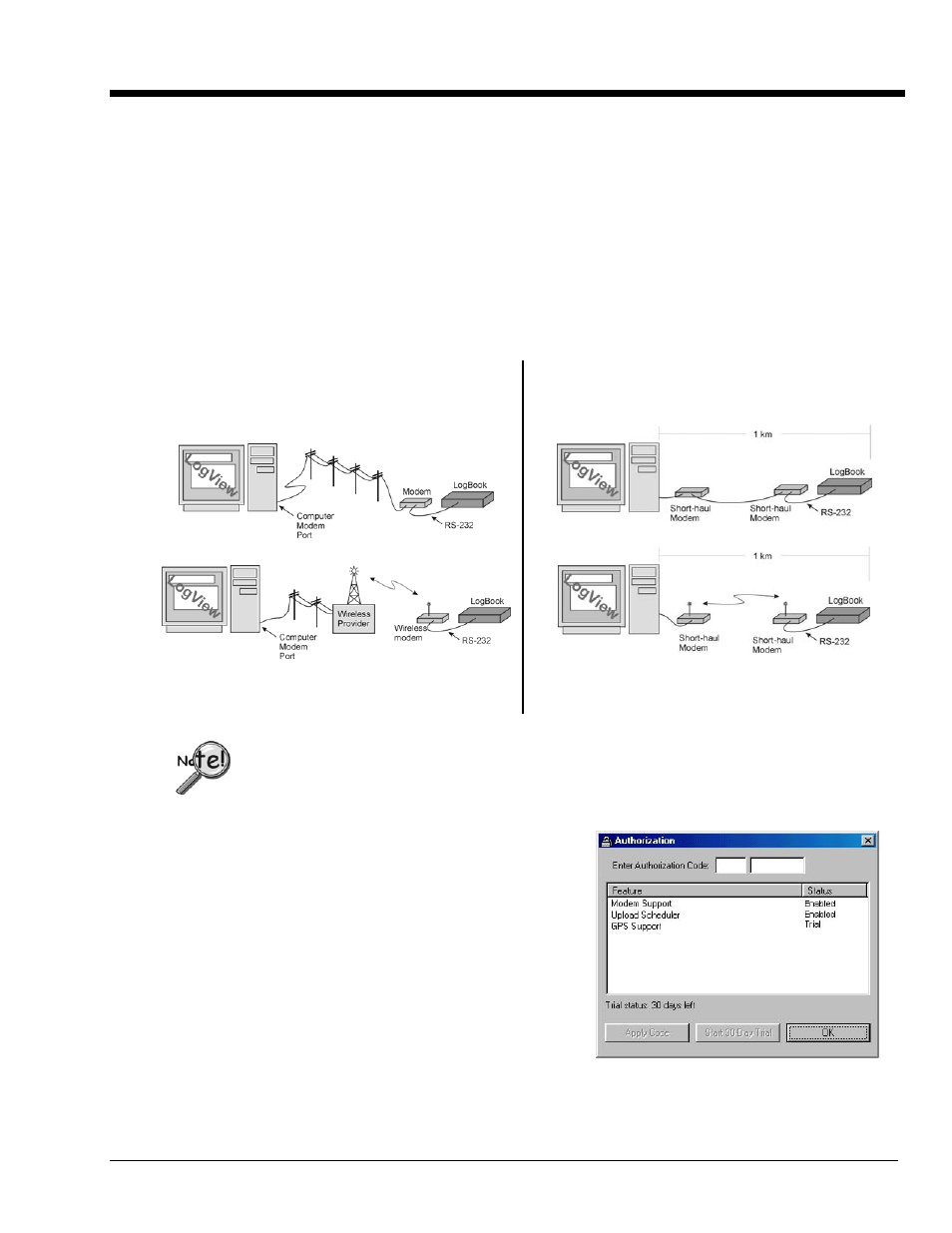 7 - using modems and the upload scheduler, Using modems and the upload scheduler 7, What is a modem | Measurement Computing LogBook Series User Manual | Page 103 / 222