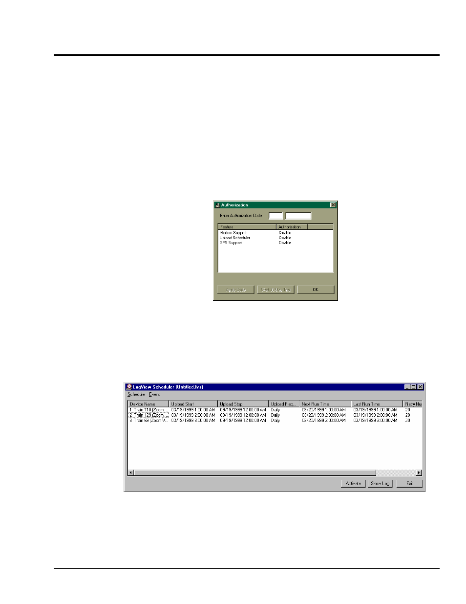 What is the “upload scheduler” and how is it used | Measurement Computing LogBook Series User Manual | Page 117 / 222