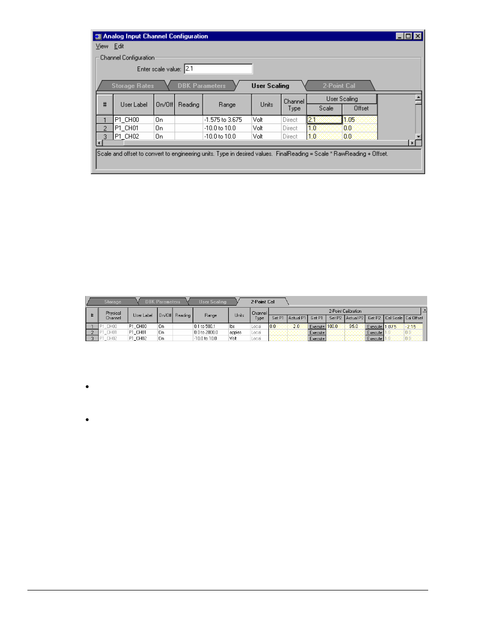 Using digital 2-point calibration…… lv-20 | Measurement Computing LogBook Series User Manual | Page 146 / 222