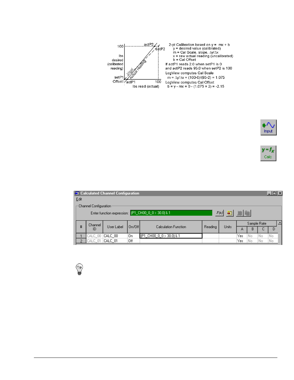 Using digital outputs as alarms…… lv-21, Using digital outputs as alarms | Measurement Computing LogBook Series User Manual | Page 147 / 222
