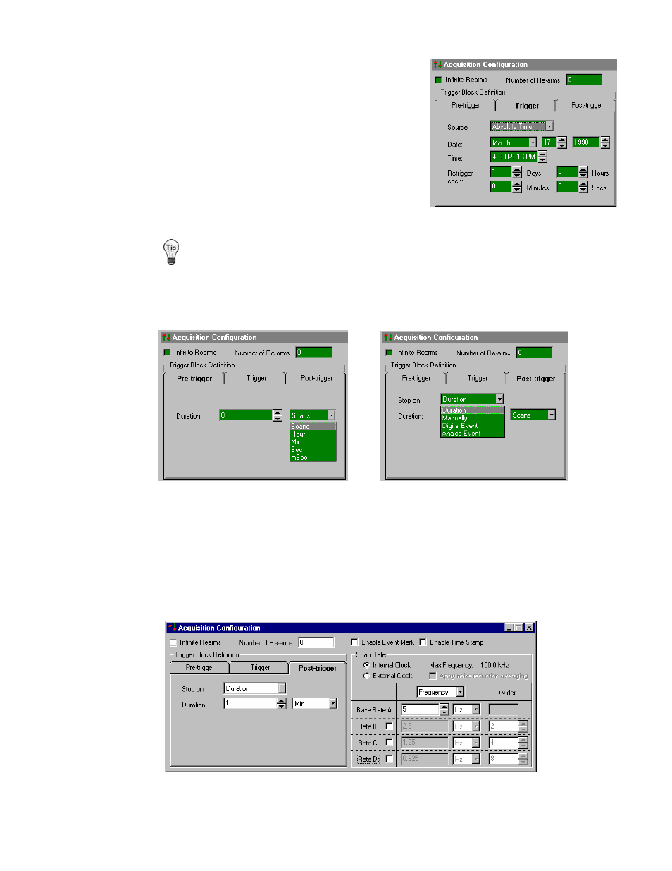 Scan rate setup …… lv-43 | Measurement Computing LogBook Series User Manual | Page 169 / 222