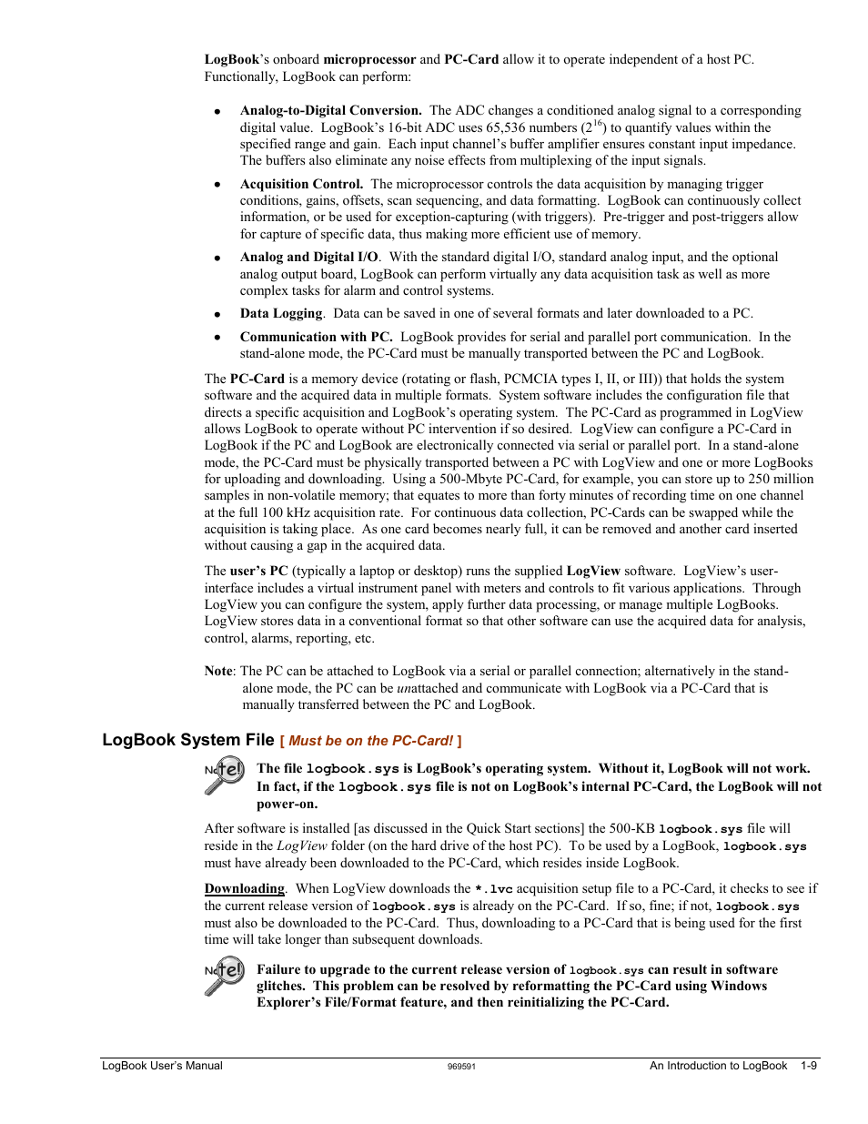 Measurement Computing LogBook Series User Manual | Page 19 / 222