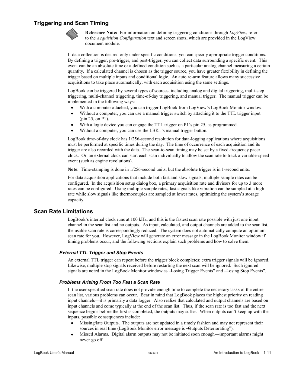 Measurement Computing LogBook Series User Manual | Page 21 / 222
