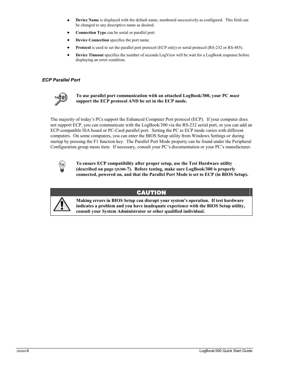 Caution | Measurement Computing LogBook Series User Manual | Page 31 / 222