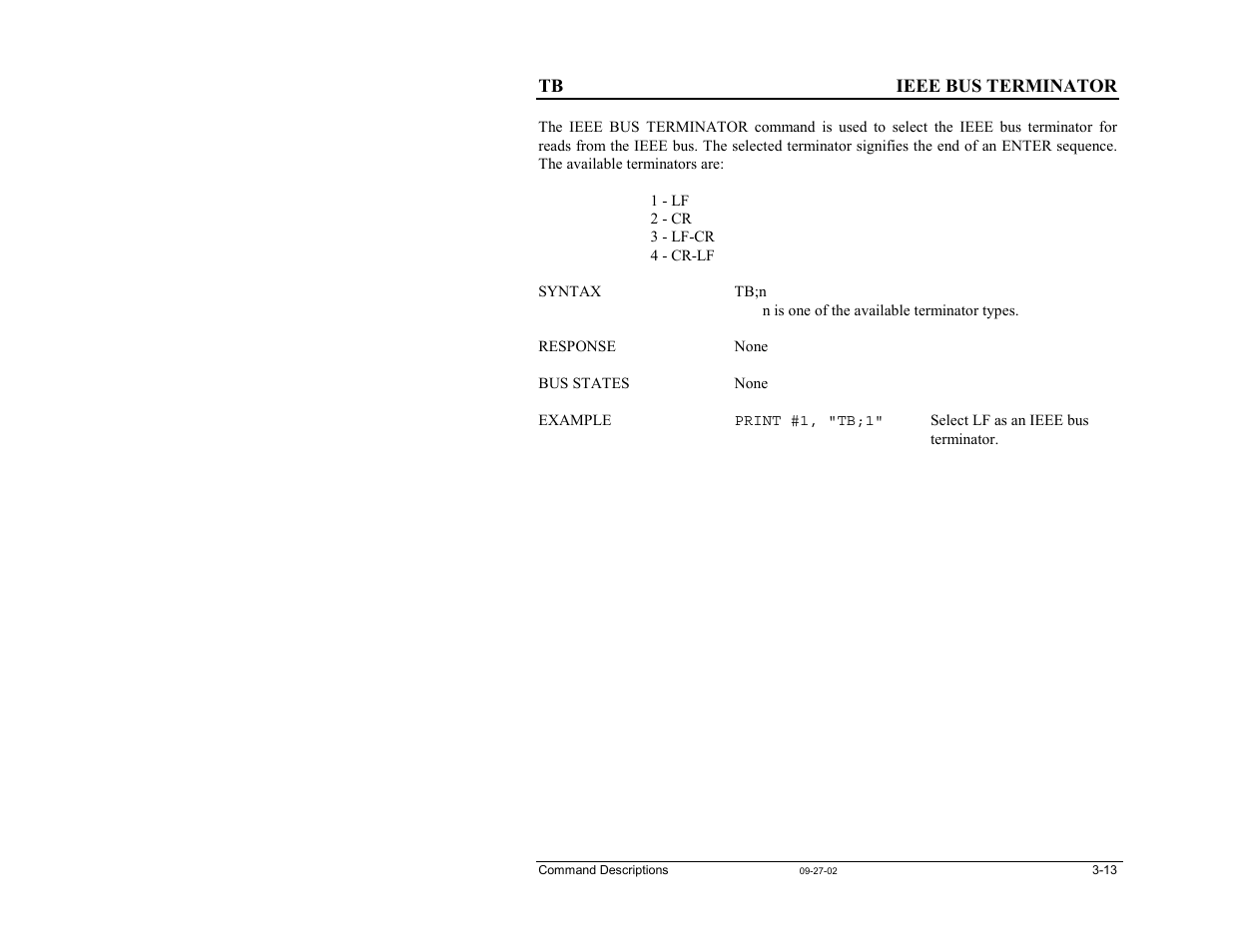 Tb - ieee bus terminator | Measurement Computing Micro488/p User Manual | Page 31 / 44