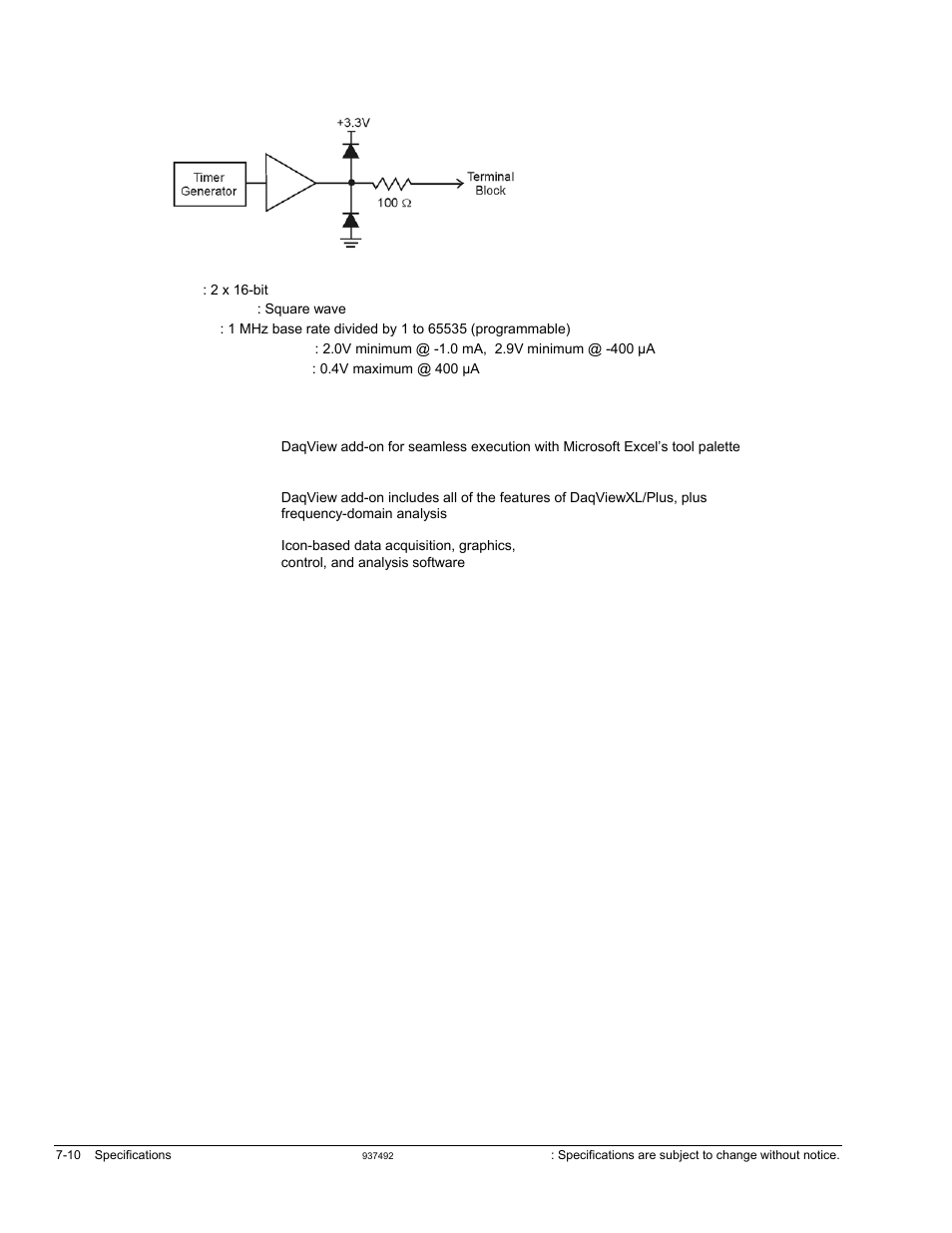 Frequency/pulse generators, Software | Measurement Computing Personal Daq/3000 Series User Manual | Page 76 / 86