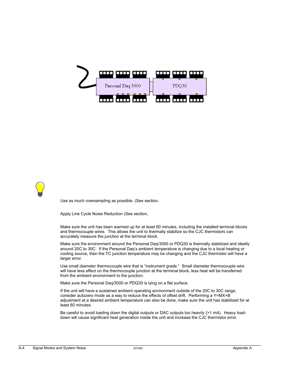 Cold junction compensation techniques | Measurement Computing Personal Daq/3000 Series User Manual | Page 82 / 86