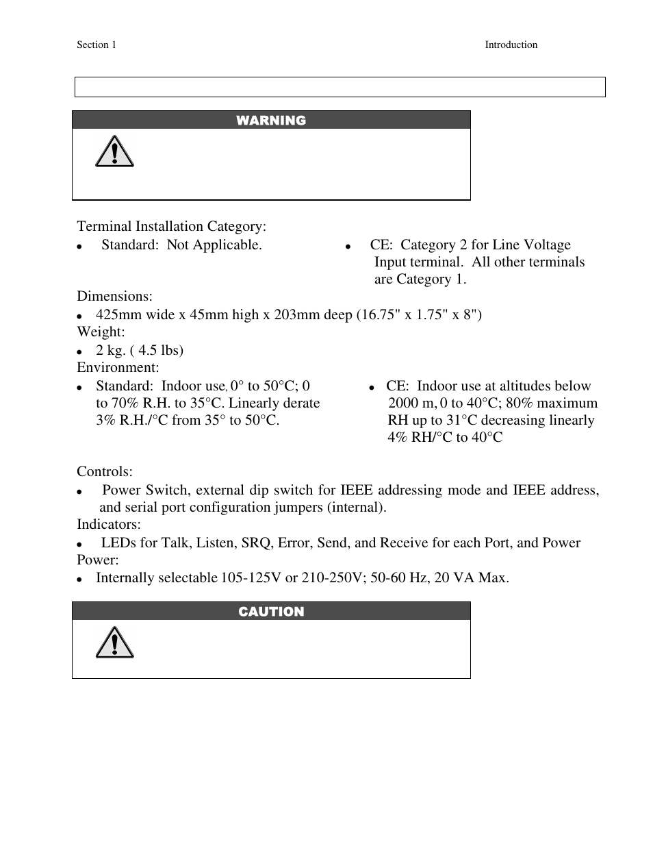 Measurement Computing Serial488/4 User Manual | Page 11 / 91