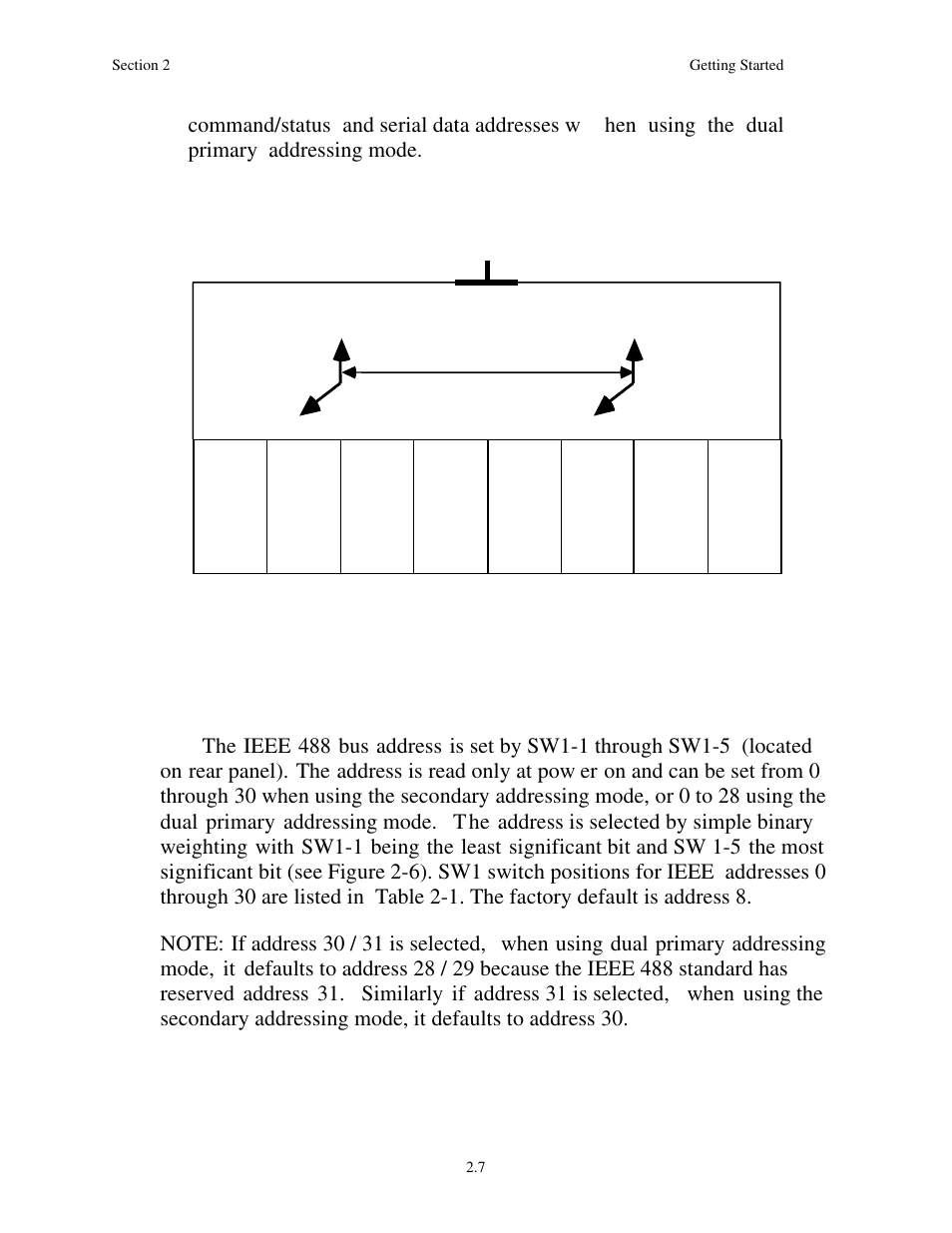 2 ieee 4888 address selection | Measurement Computing Serial488/4 User Manual | Page 19 / 91