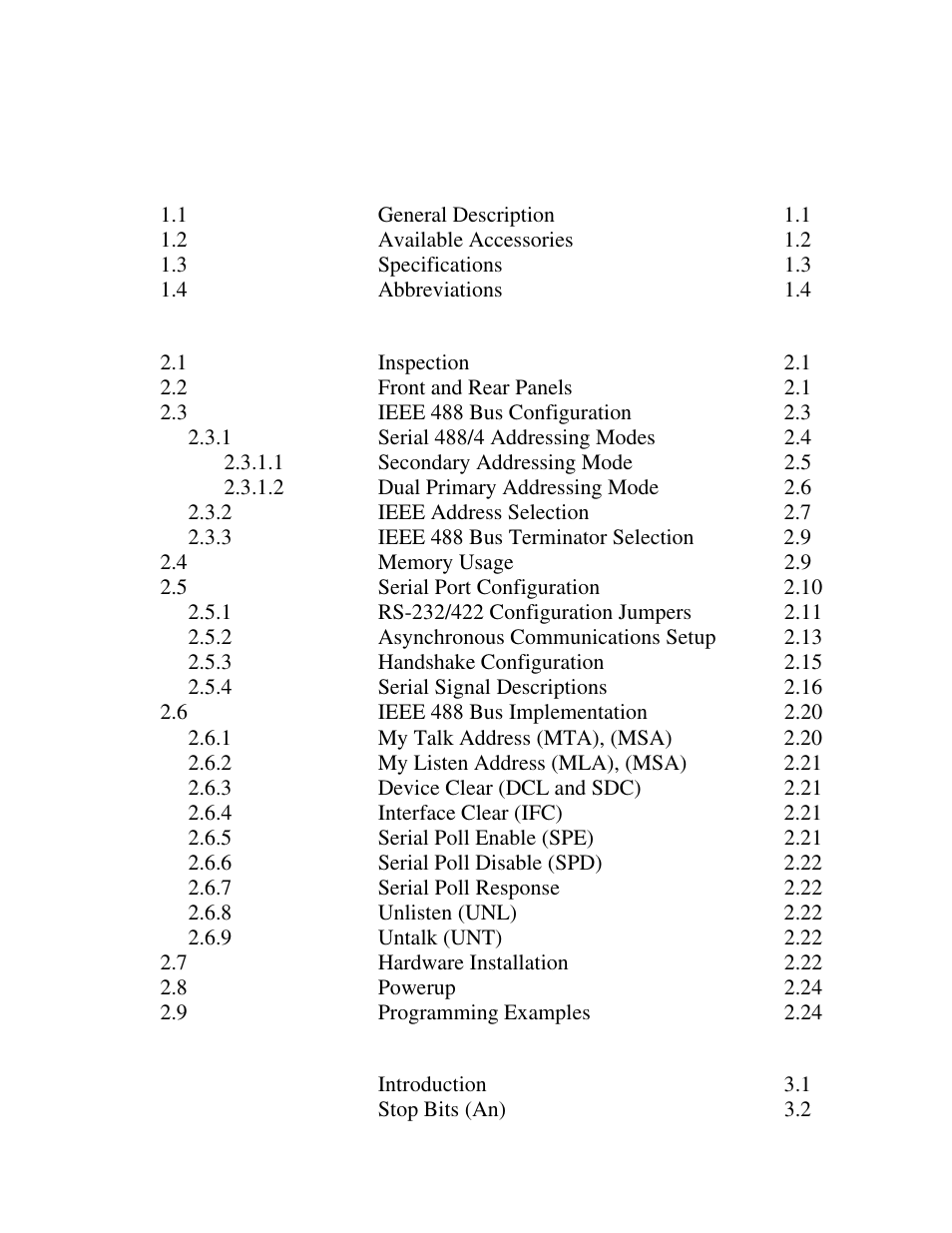 Measurement Computing Serial488/4 User Manual | Page 3 / 91