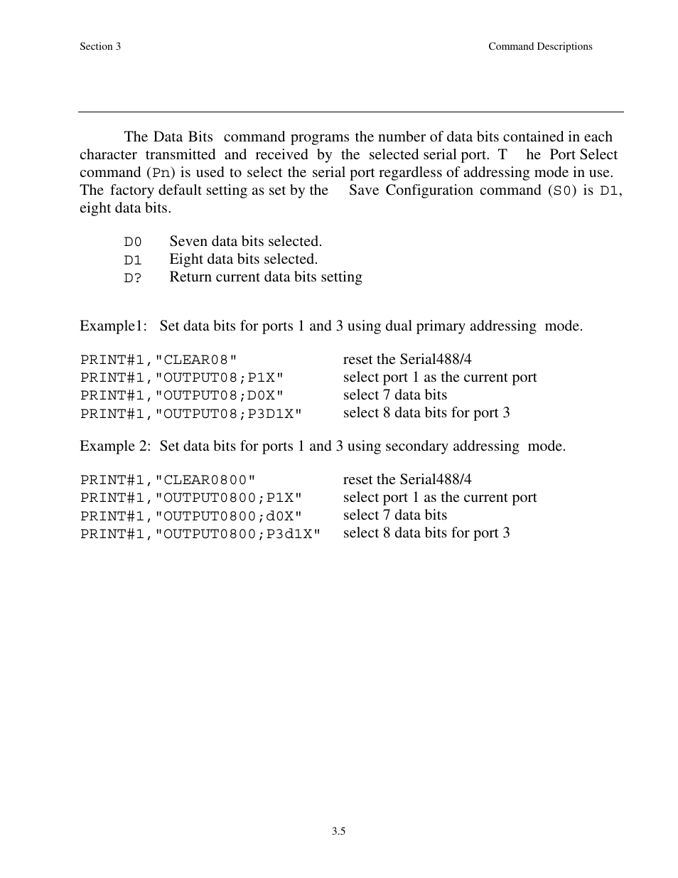 Data bits dn | Measurement Computing Serial488/4 User Manual | Page 44 / 91
