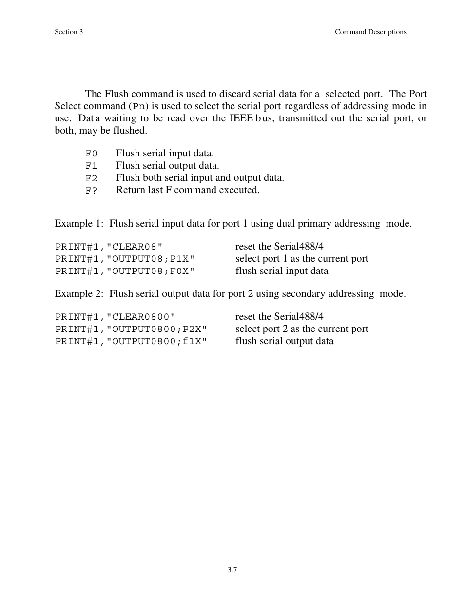 Flush fn | Measurement Computing Serial488/4 User Manual | Page 46 / 91
