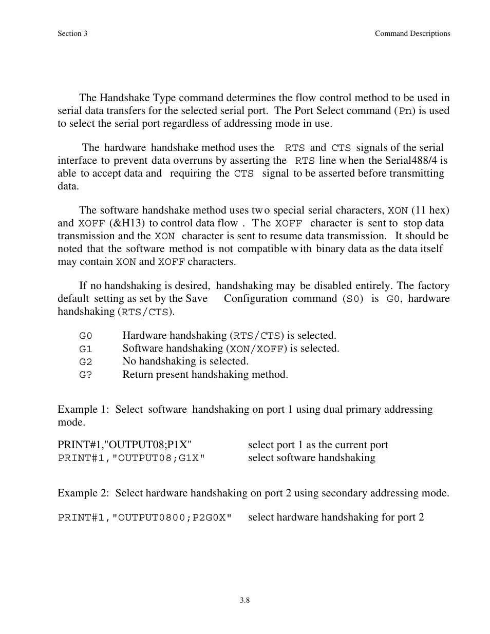 Handshake type gn | Measurement Computing Serial488/4 User Manual | Page 47 / 91