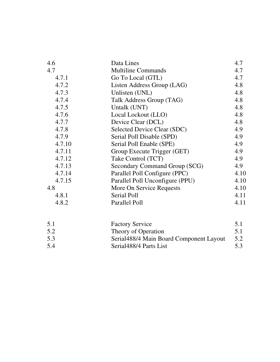 Measurement Computing Serial488/4 User Manual | Page 5 / 91