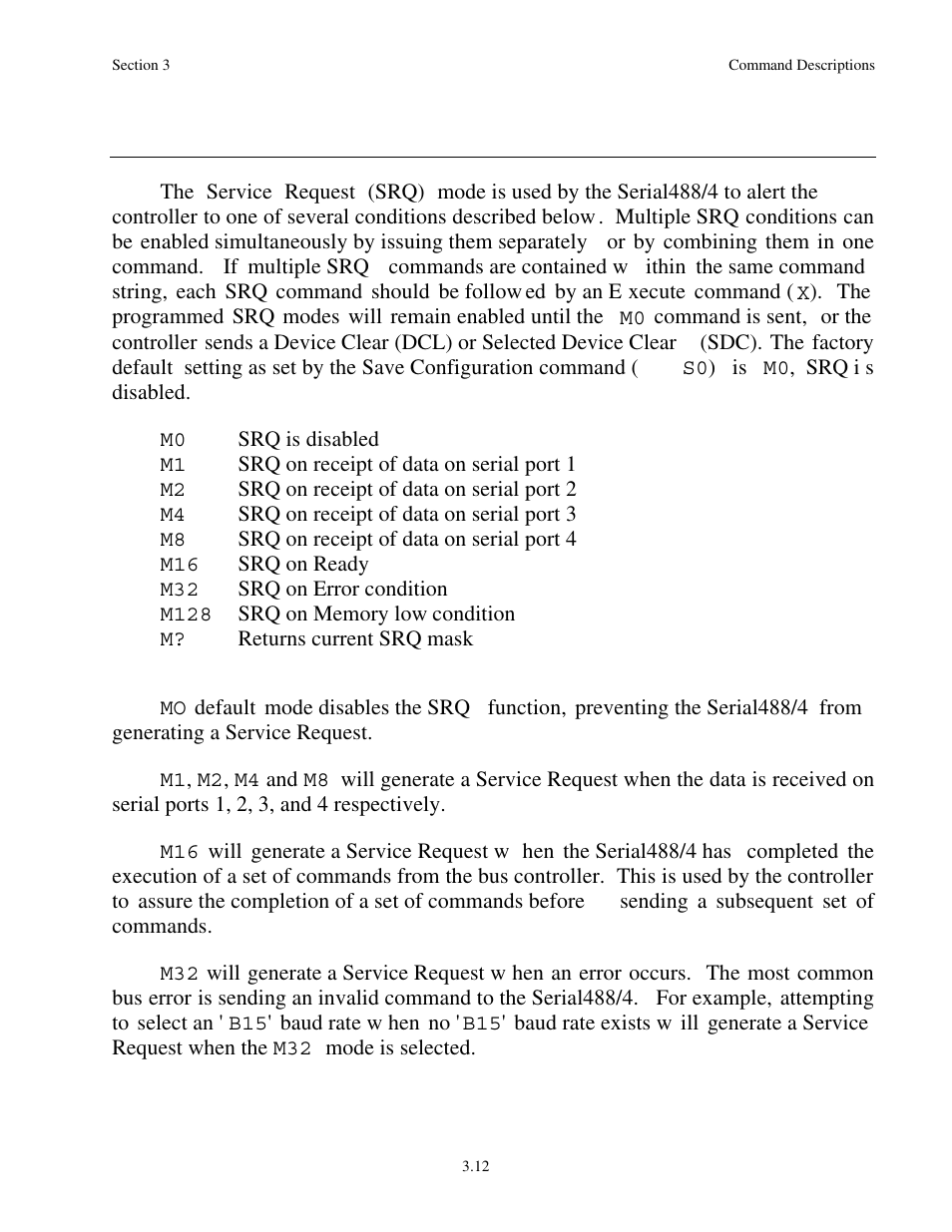 Service request (srq) mn | Measurement Computing Serial488/4 User Manual | Page 51 / 91
