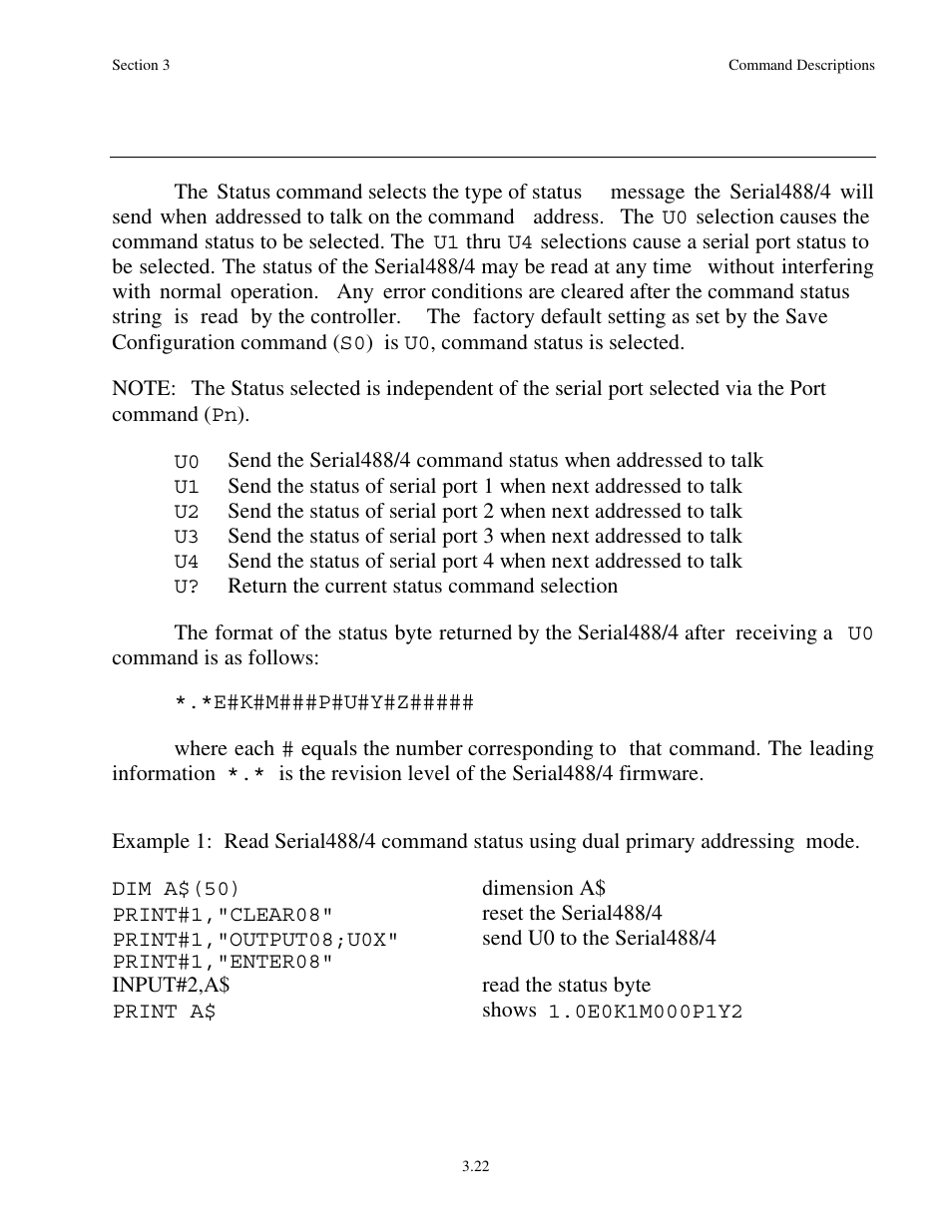 Status un | Measurement Computing Serial488/4 User Manual | Page 61 / 91