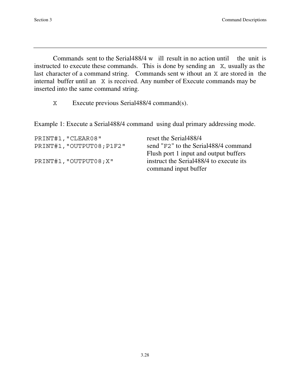 Execute x | Measurement Computing Serial488/4 User Manual | Page 67 / 91