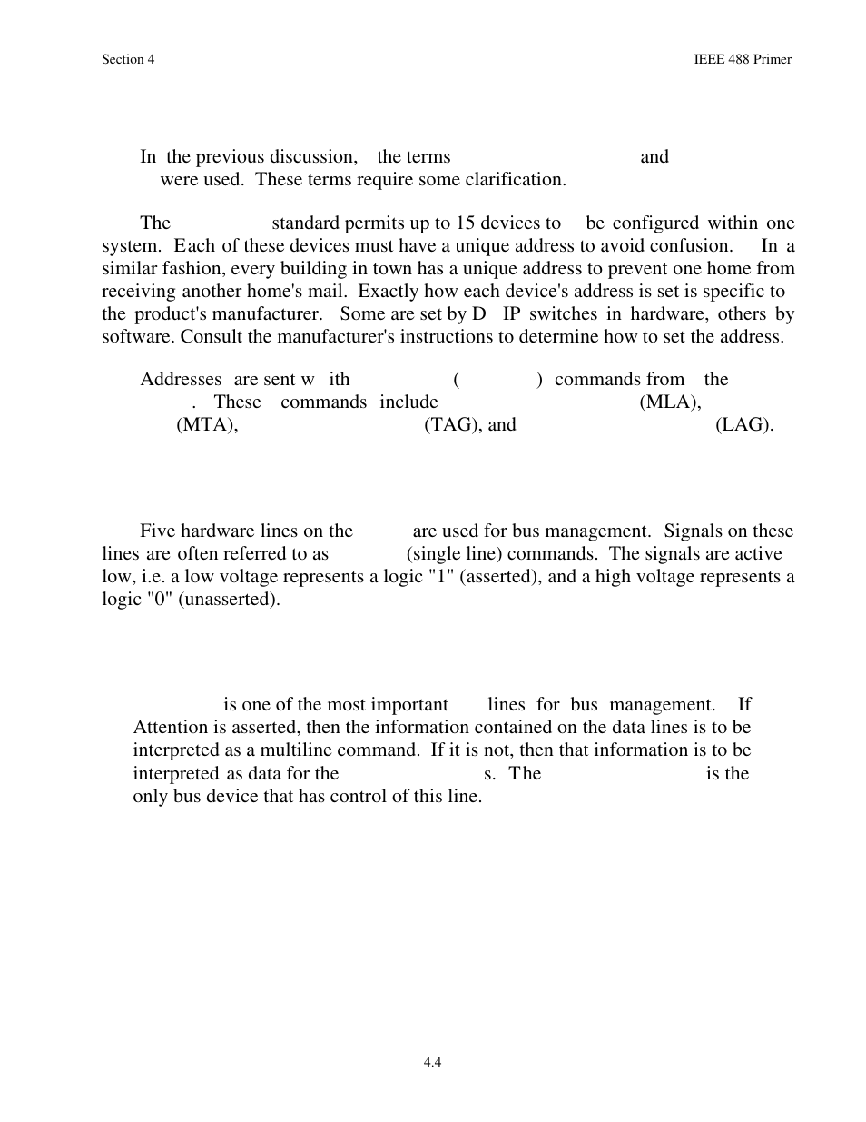 3 send it to my address, 4 bus management lines, 1 attention | Measurement Computing Serial488/4 User Manual | Page 75 / 91