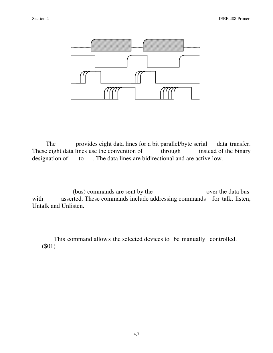 6 data lines, 7 multiline commands, 1 go to local | Measurement Computing Serial488/4 User Manual | Page 78 / 91