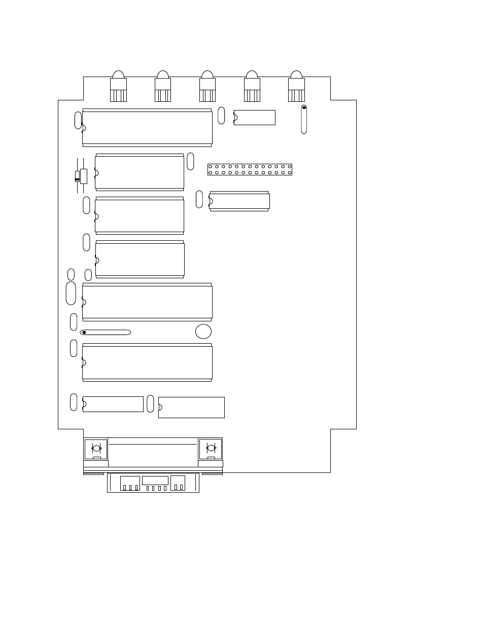 3 serial488a mother board component layout | Measurement Computing Serial488A User Manual | Page 73 / 85