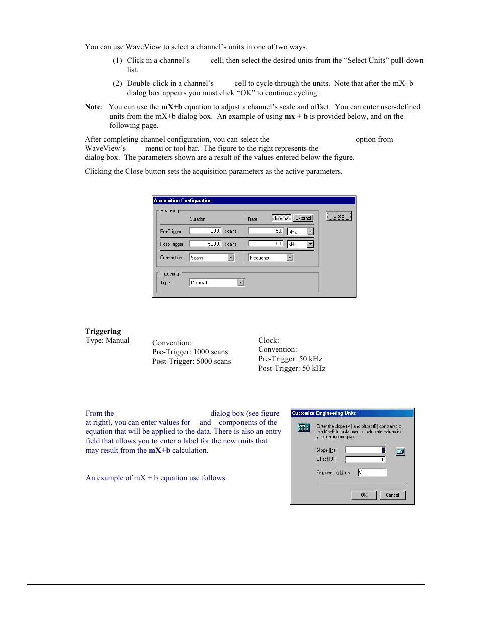 Mx + b, an example | Measurement Computing StrainBook/616 User Manual | Page 36 / 146