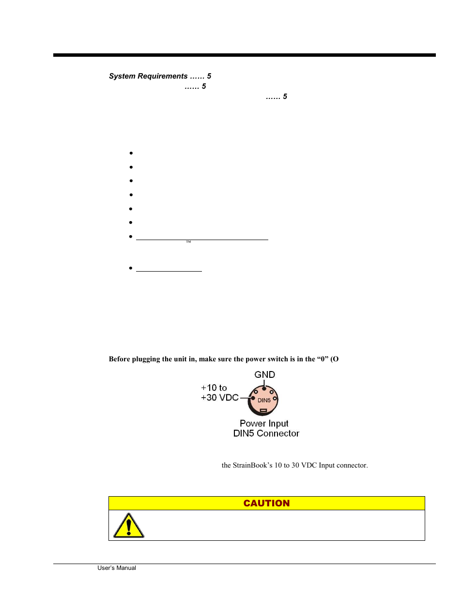 5 - setup and connecting to the ethernet, System requirements, Setup and connecting to the ethernet 5 | Measurement Computing StrainBook/616 User Manual | Page 51 / 146
