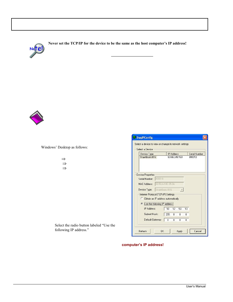 Step 6 | Measurement Computing StrainBook/616 User Manual | Page 60 / 146