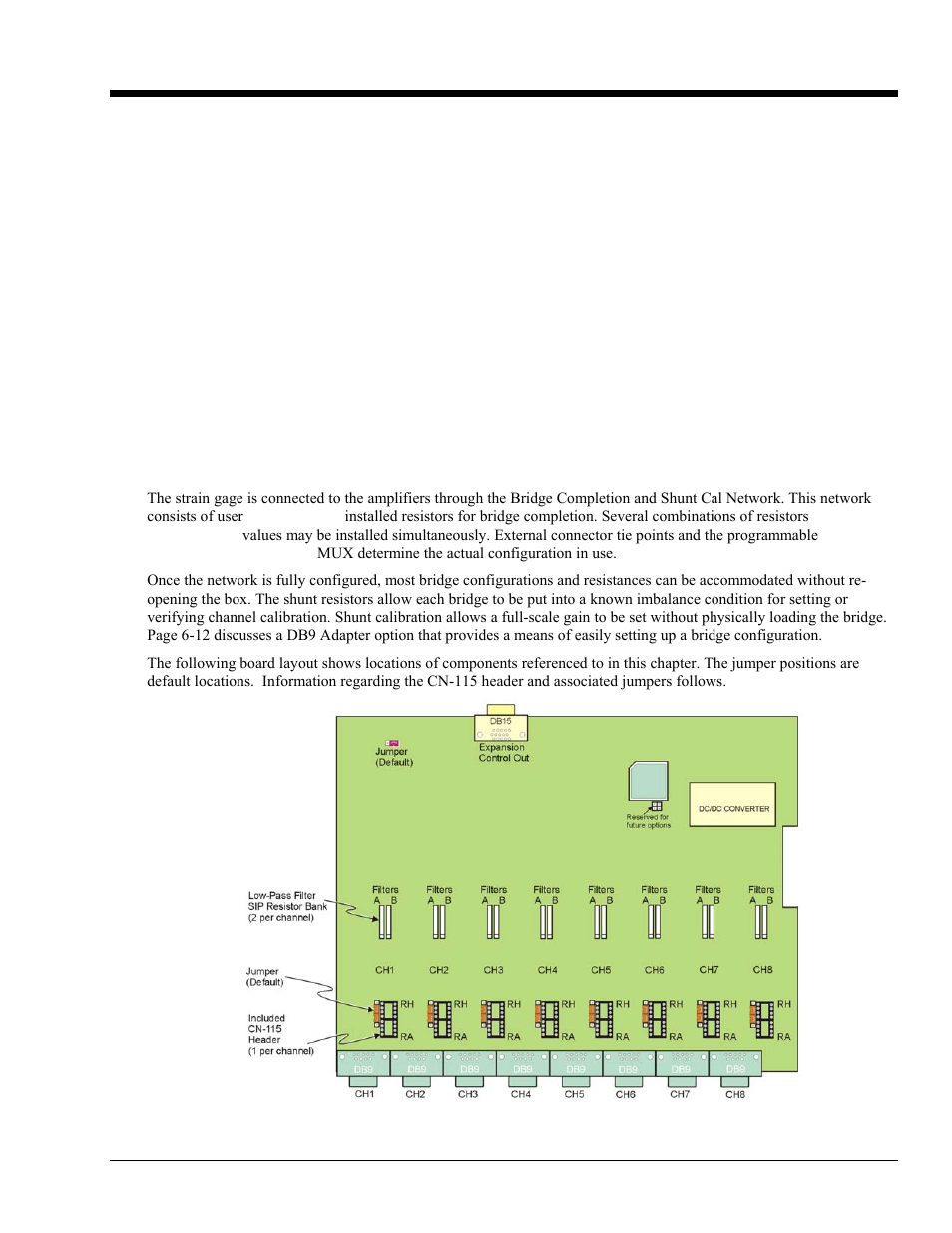 6 - bridge configurations, Introduction, Bridge configurations 6 | Measurement Computing StrainBook/616 User Manual | Page 65 / 146