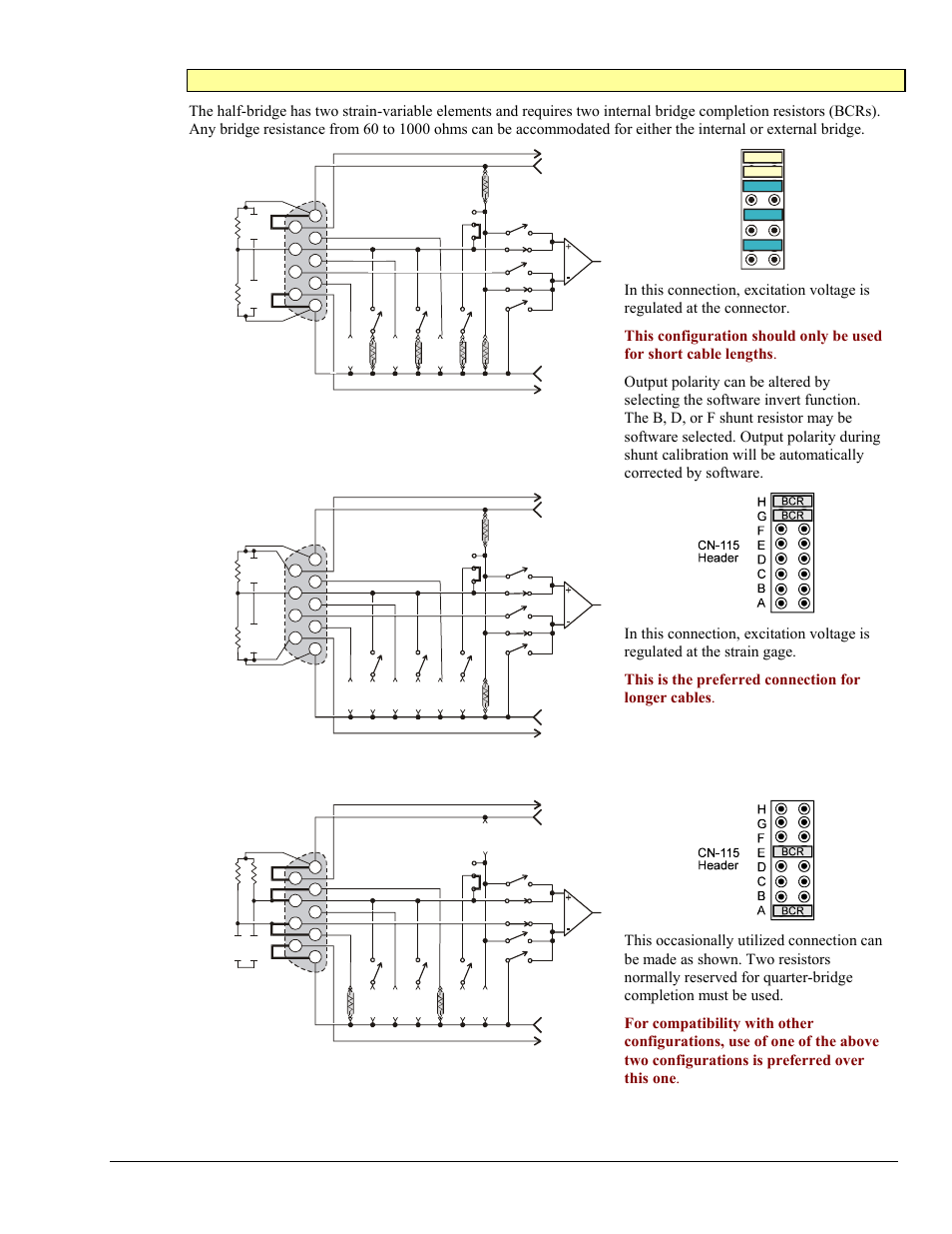 Half-bridge | Measurement Computing StrainBook/616 User Manual | Page 73 / 146
