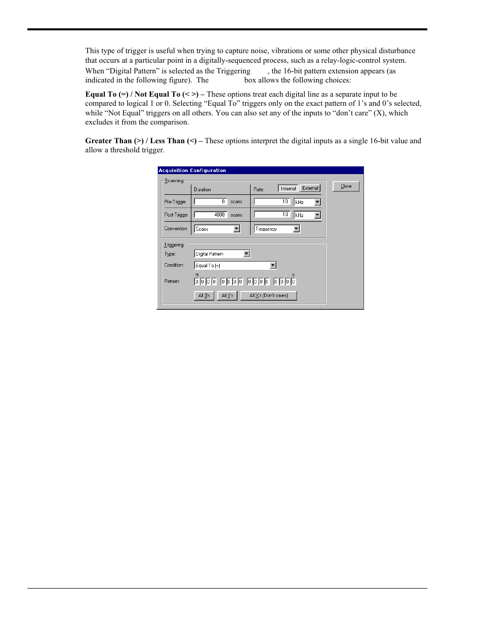 Digital-pattern trigger | Measurement Computing StrainBook/616 User Manual | Page 94 / 146