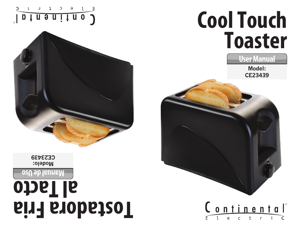 Continental COOL TOUCH CE23439 User Manual | 12 pages